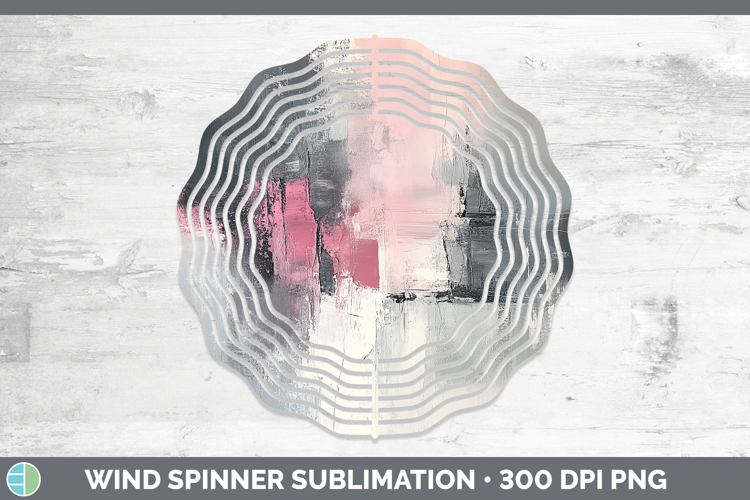 Abstract Gray Wind Spinner Sublimation Spinner Designs
