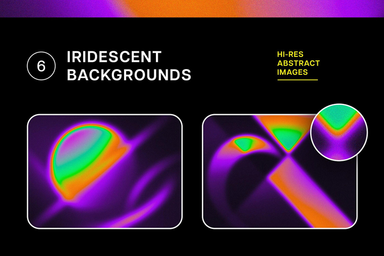 Iridescent Geometric Background