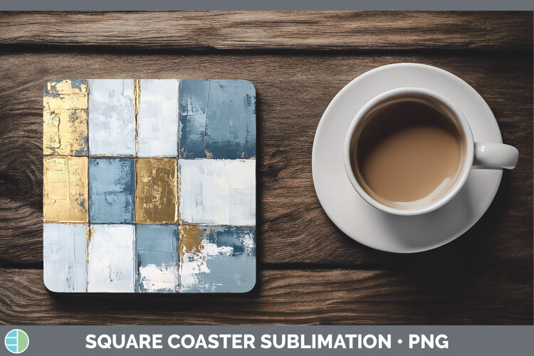 GorgeousAbstract Square Coaster design.