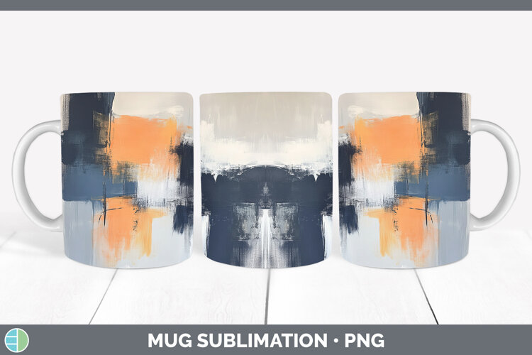 GorgeousAbstract Mug Wrap design.