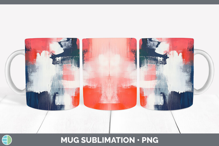 GorgeousAbstract Mug Wrap design.