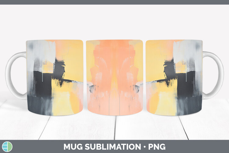 GorgeousAbstract Mug Wrap design.