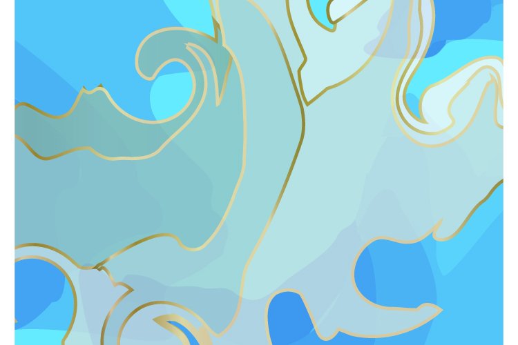 Abstract marble watercolor design background concept
