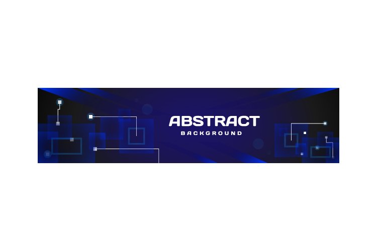 Abstract modern banner design template background