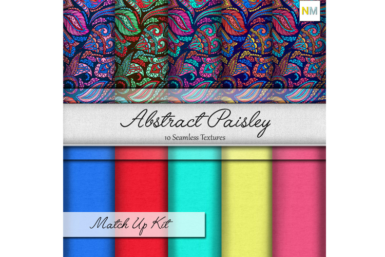 Abstract Paisley Seamless Textures