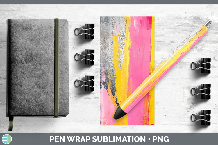 Abstract Pink Pen Wrap Sublimation Pen Designs