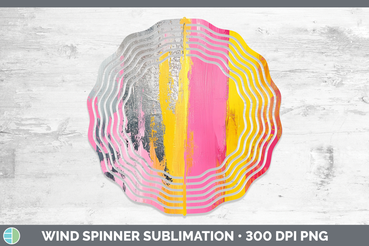 Abstract Pink Wind Spinner Sublimation Spinner Designs