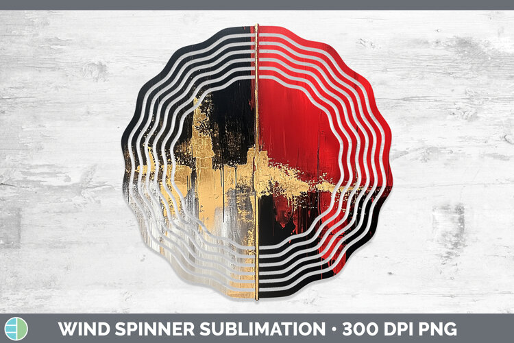 GorgeousAbstract Wind Spinner design.