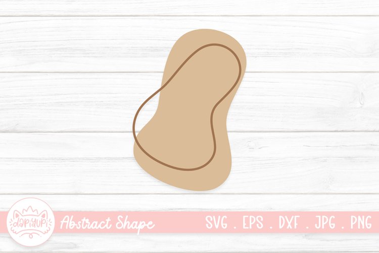 Abstract Fluid Shape Clipart Design Element