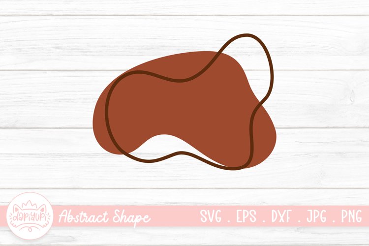 Abstract Fluid Shape Clipart Design Element