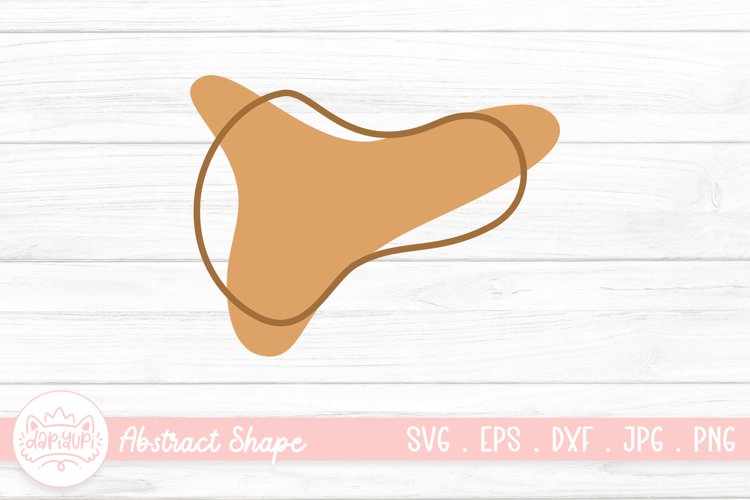 Abstract Fluid Shape Clipart Design Element