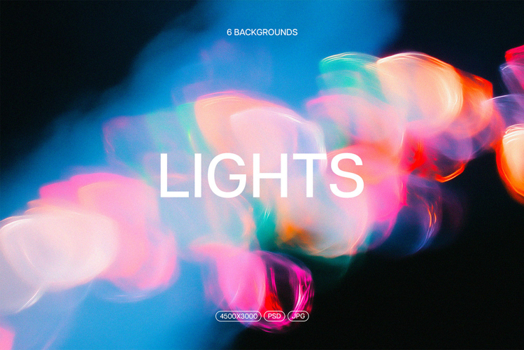 Abstract Smudged Lights Textures