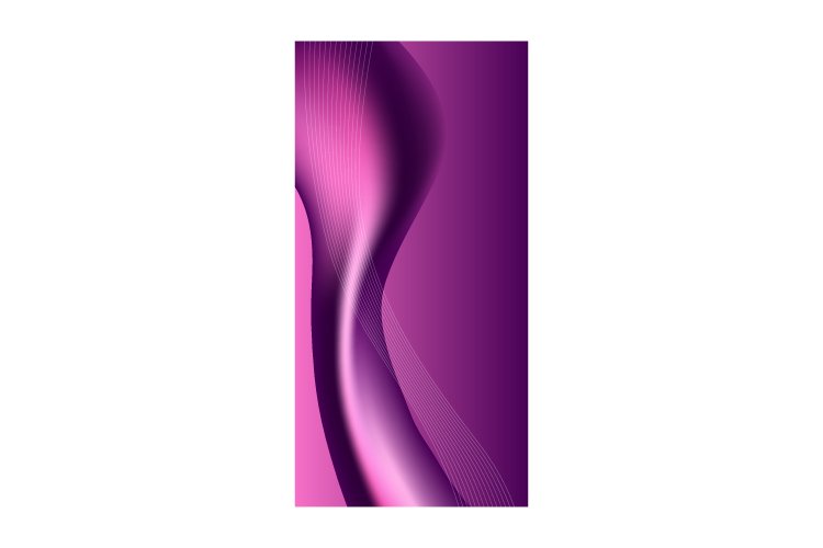 Abstract vibrant gradient vertical banner in purple tones