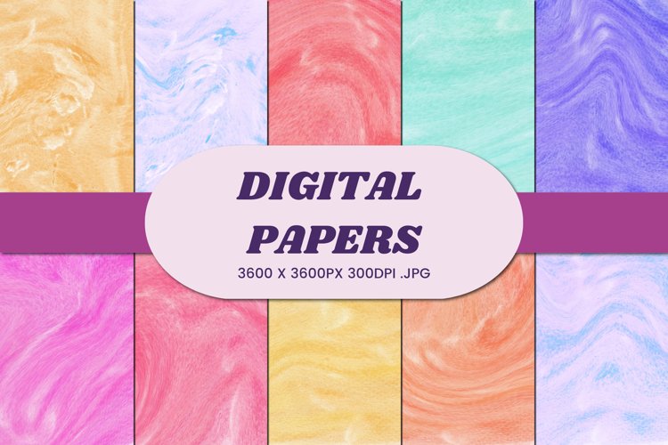 Abstract Watercolor 62 Digital Paper Background
