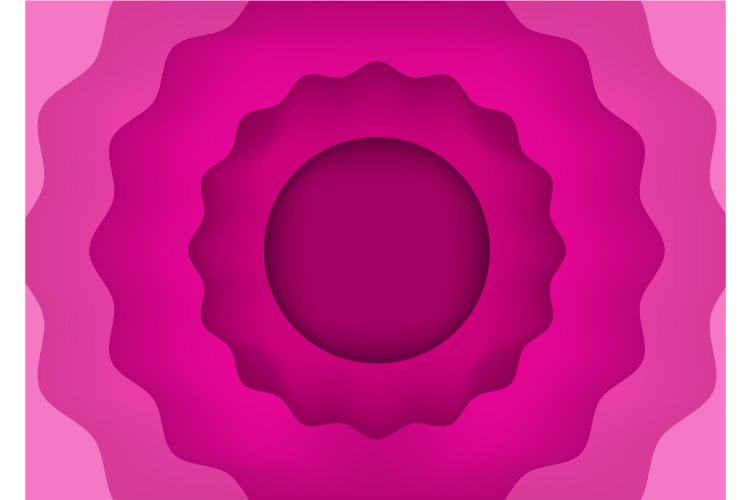 Abstract zig zag paper cut background example image 1