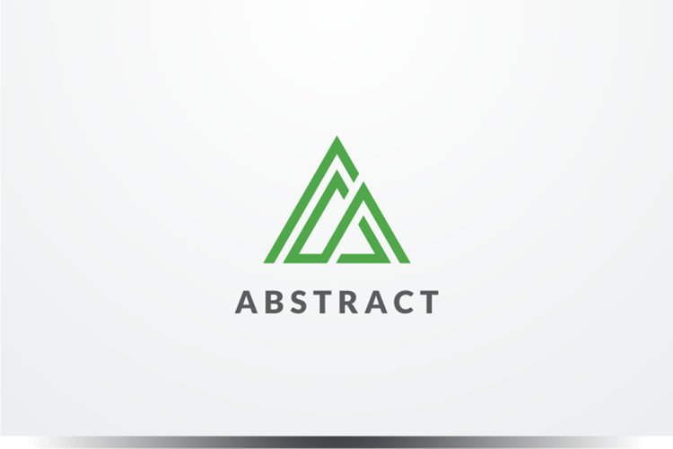 Abstract Triangle Logo Template