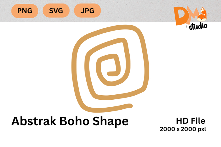 Abstract Boho Shape