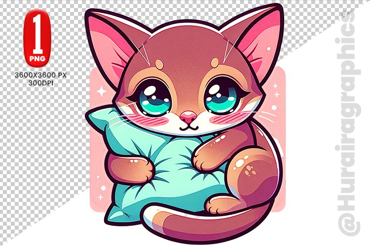 Cute Cat Clipart Image 3