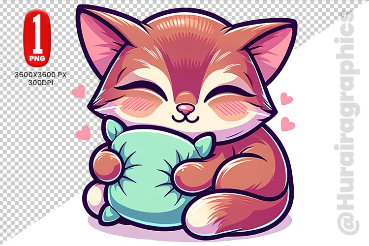 Cute Cat Clipart Image 21