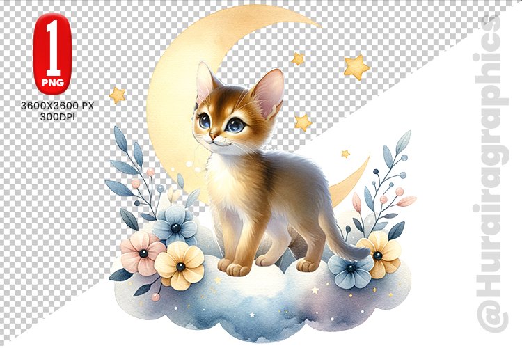 Cute Cat Clipart Image 14