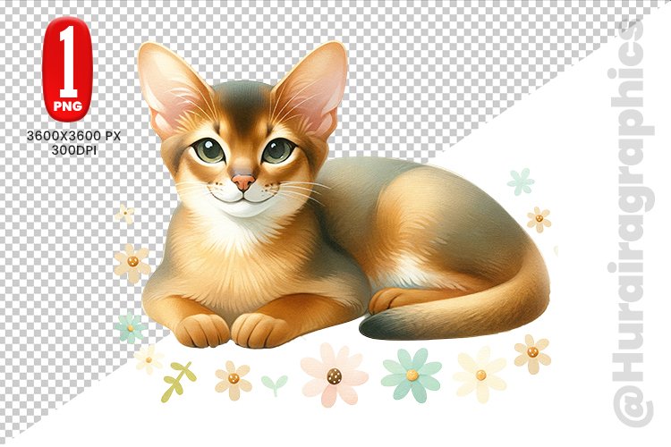Cute Cat Clipart Image 23