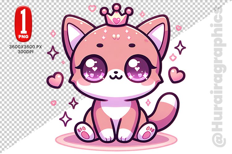 Cute Cat Clipart Image 9
