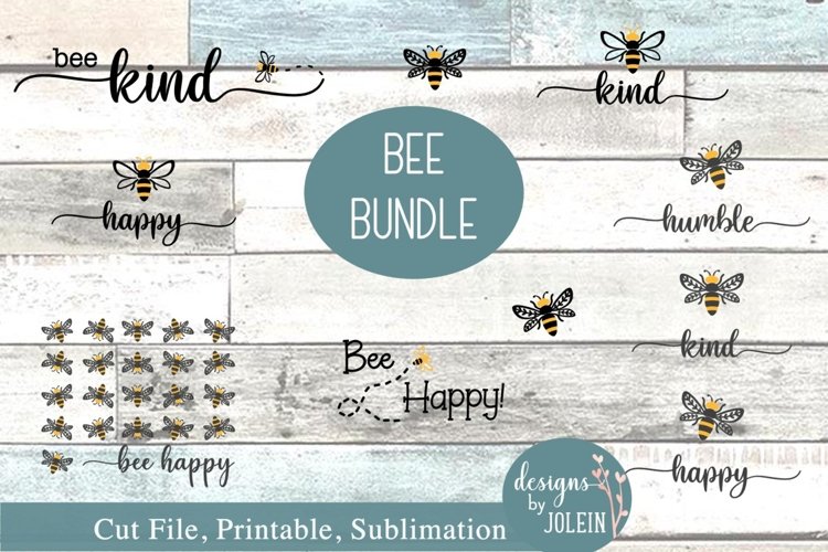 Bee Bundle SVG, png, sublimation, printable, honey bee, bee example image 1
