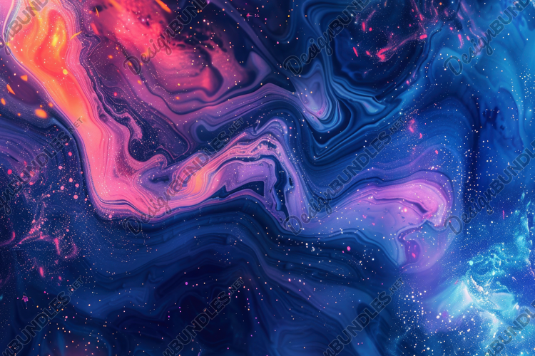 Abstract Ink Art Background Wallpaper