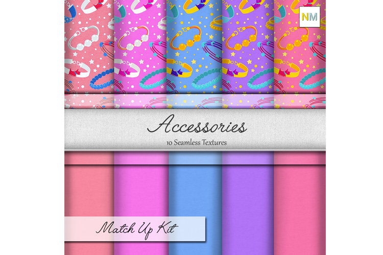 Accessories Kawaii Seamless Textures