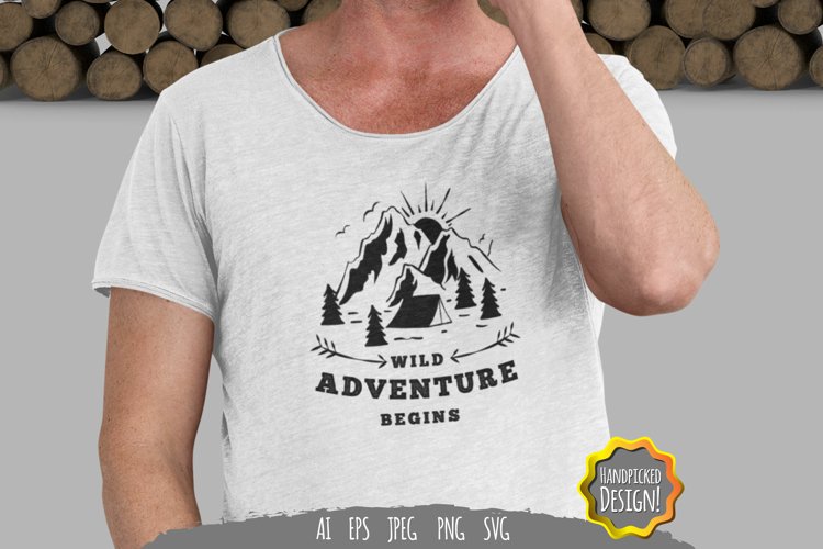 Wild Adventure Begin SVG example image 1