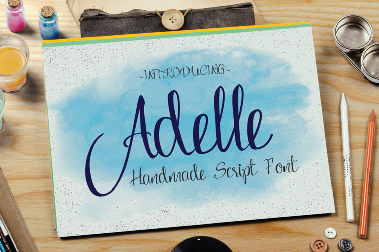 Adelle Script Preview