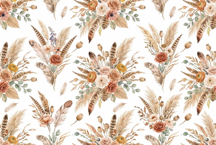 Floral Seamless Pattern Image 9