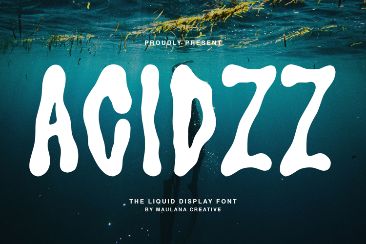 Acidzz Liquid Display Cute Font