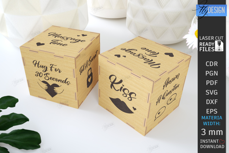 Activity Dice Laser Cut | Decision Maker Cubes for Couples