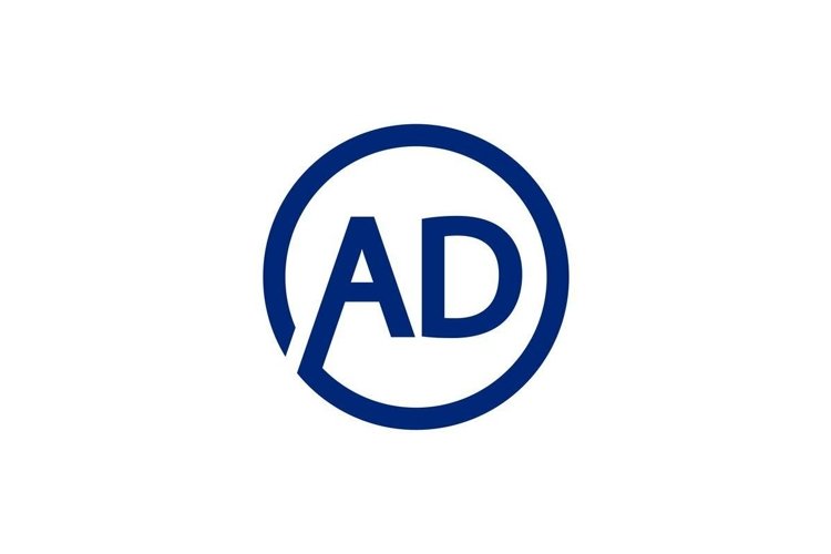 AD logo design vector template example image 1