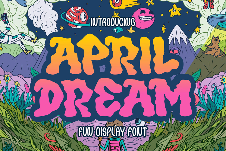 April Dream - Fun Display Font
