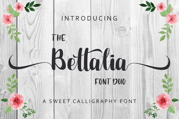 The Bettalia Font Duo example image 1
