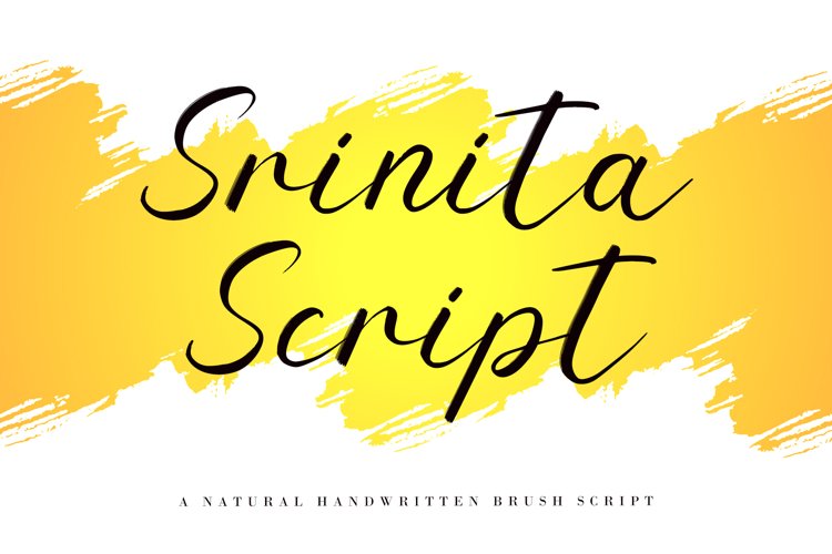 Srinita Script example image 1