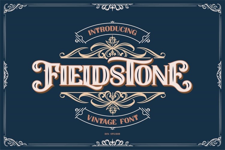FIELDSTONE - LAYERED FONTS example image 1