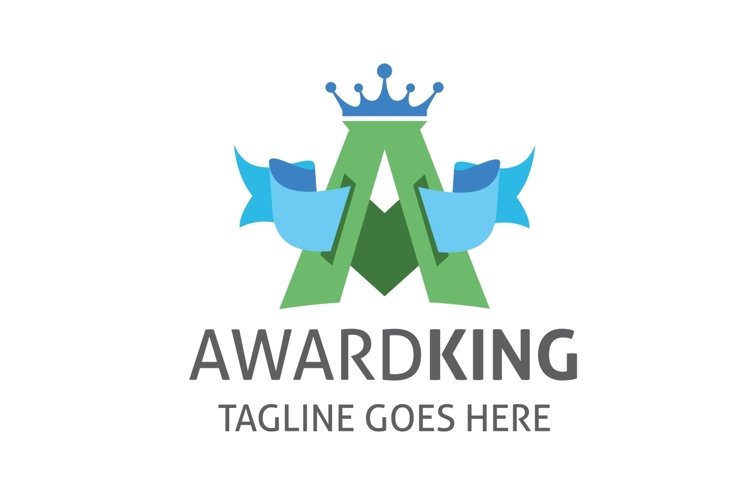Award King Letter A Logo example image 1