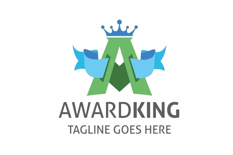Award King Letter A Logo