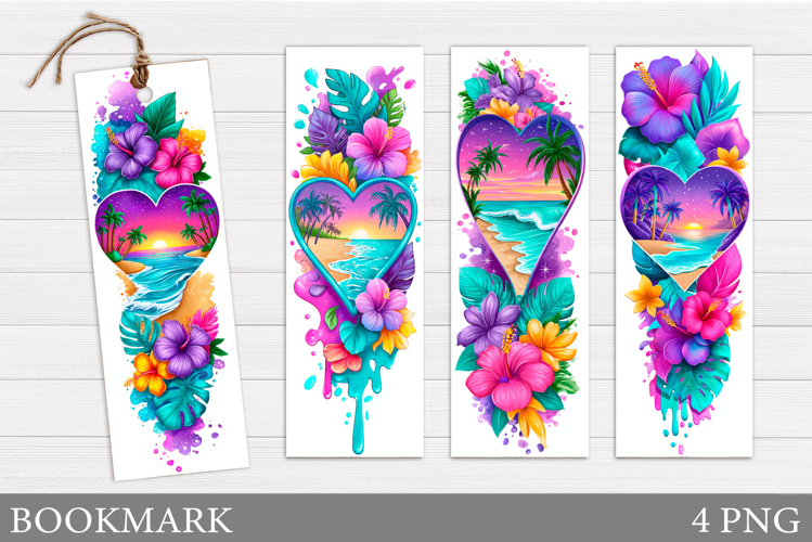 Sea Bookmark Design. Summer Bookmark Printable