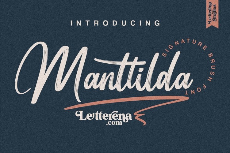 Manttilda - Signature Brush Font example image 1