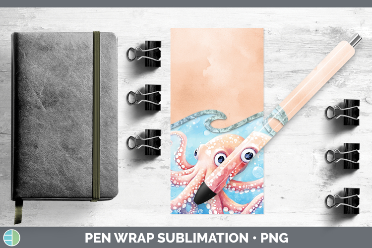 Add A Name Octopus Pen Wrap Sublimation Pen Designs