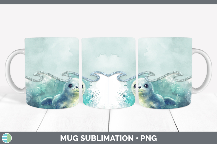 Add A Name Seal Mug Wrap Sublimation Coffee Cup Designs