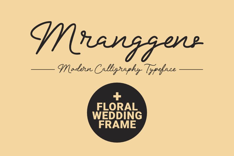Mranggens Typeface example image 1
