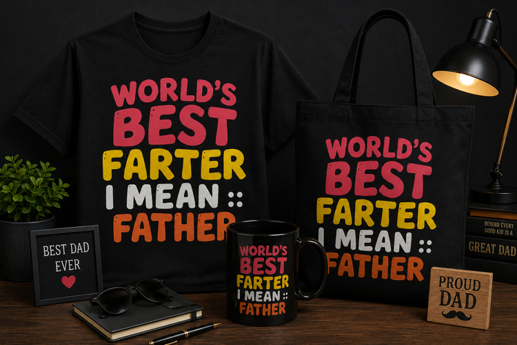 World’s Best Partner I Mean Father PNG | Funny Dad Design