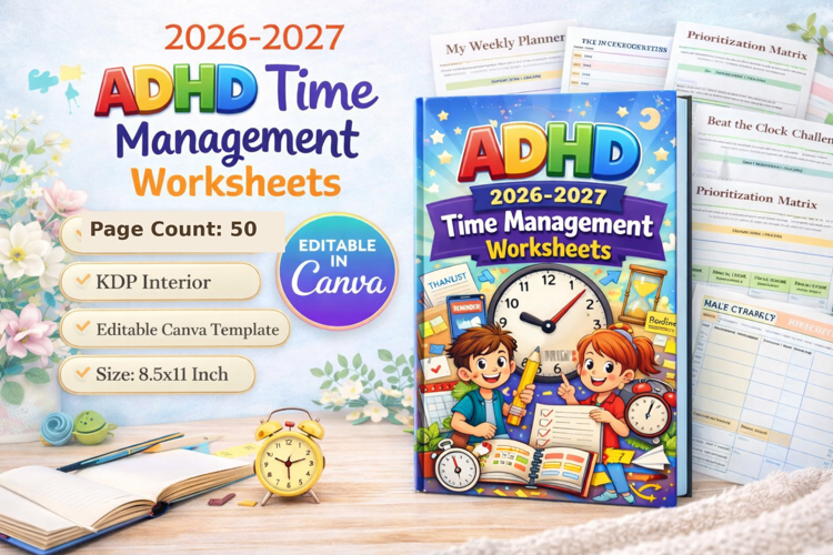 ADHD Time Management Worksheets 2026 &2027
