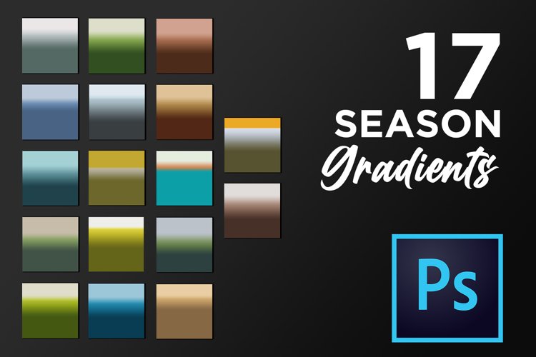 Adobe Photoshop season gradient pack GRD gradients example image 1