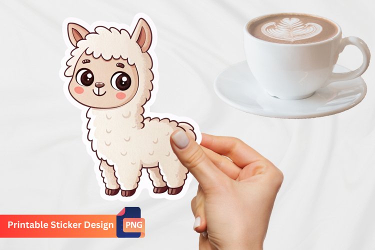 Alpaca Clipart Image 24